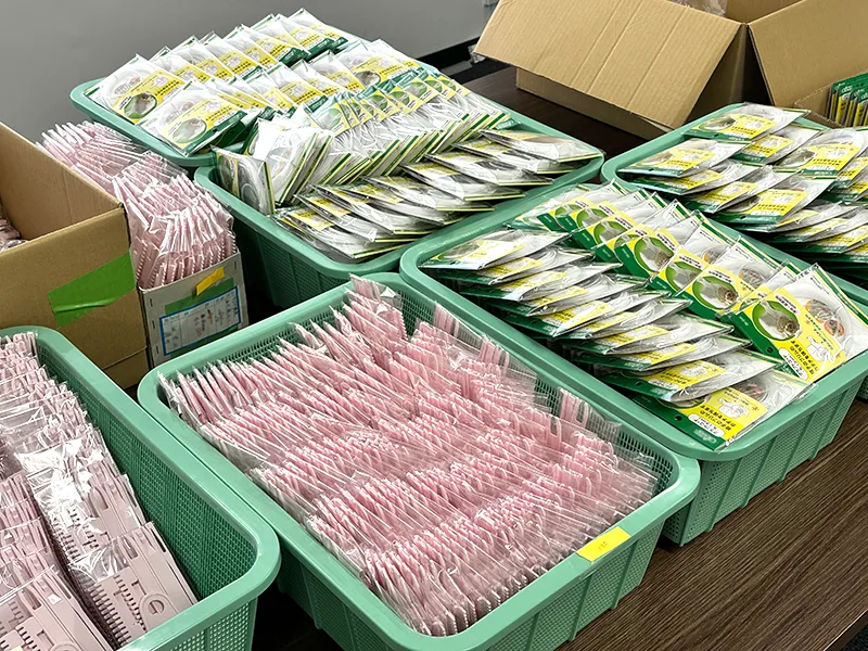作業後の製品